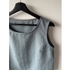 Lniany top damski ocean